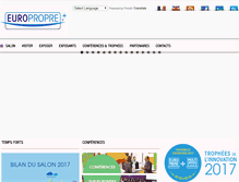 Tablet Screenshot of europropre.com