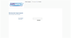 Desktop Screenshot of exposant.europropre.com